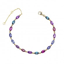 Exquisite Semi-Precious Stones Bracelet 